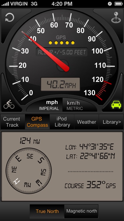 Speedometer GPS+(Car speedometer, Bike cyclometer)