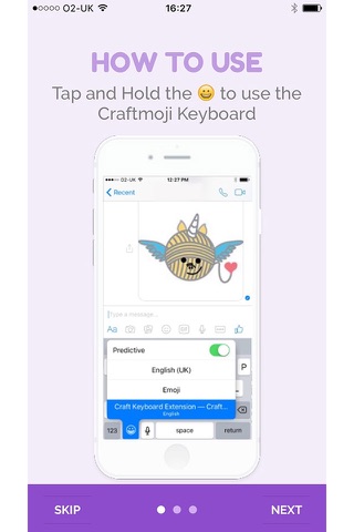 Craftmoji - the cute craft sticker App screenshot 2