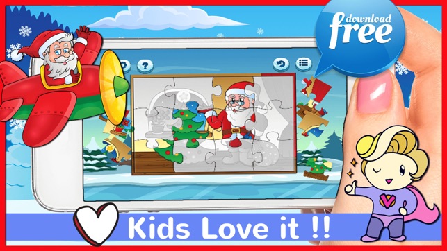 Christmas Jigsaw & Puzzles Games Free For Toddlers(圖5)-速報App