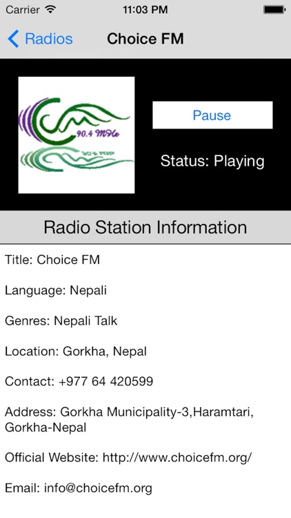 Nepal Radio Live Player (Kathmandu / Nepali / Devanagari) screenshot-4