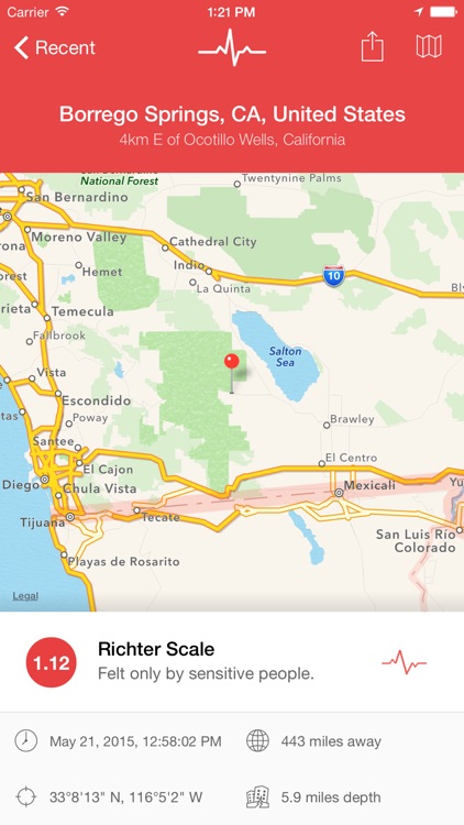 My Earthquake Alerts - US & Worldwide Earthquakes