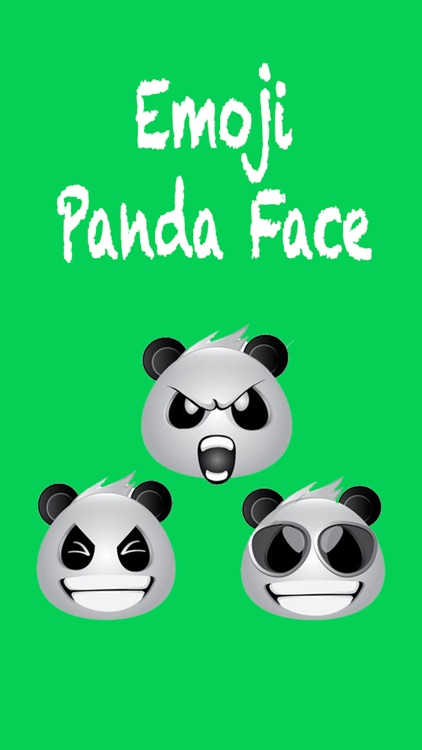 Panda Face Emoji - Sticker