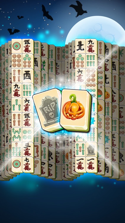 Scary Halloween Mahjong - Spooky Winter Majong Hd screenshot-3