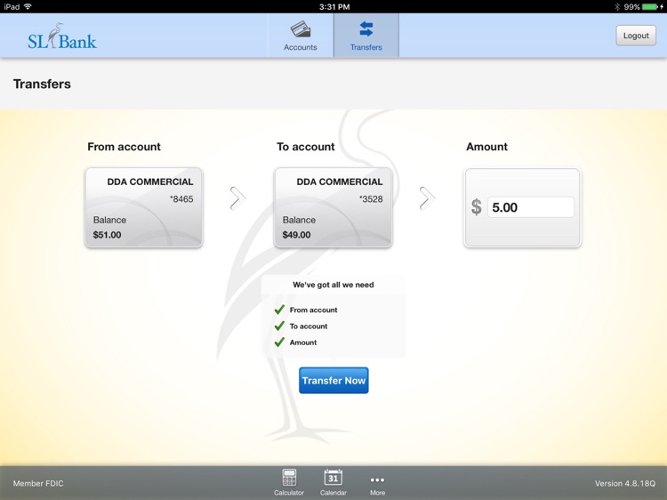 South Lafourche Bank for iPad screenshot-3