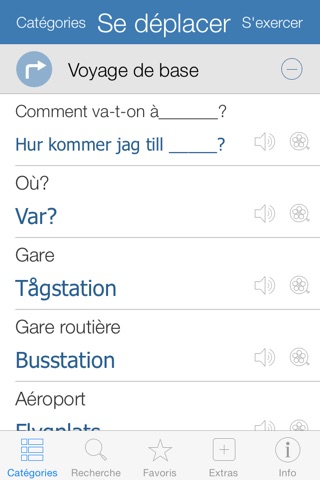 Swedish Video Dictionary - Translate, Learn and Speak with Video Phrasebook screenshot 2