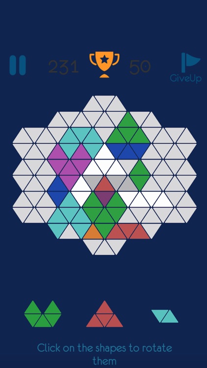Tangram Block Hexa Puzzle