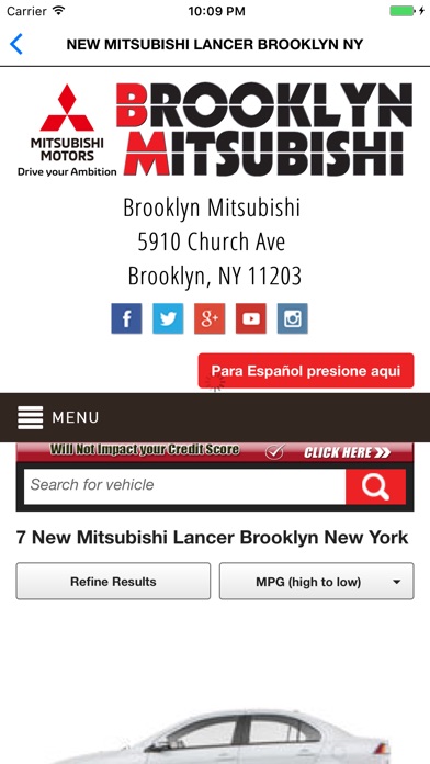 Brooklyn Mitsubishi screenshot 4