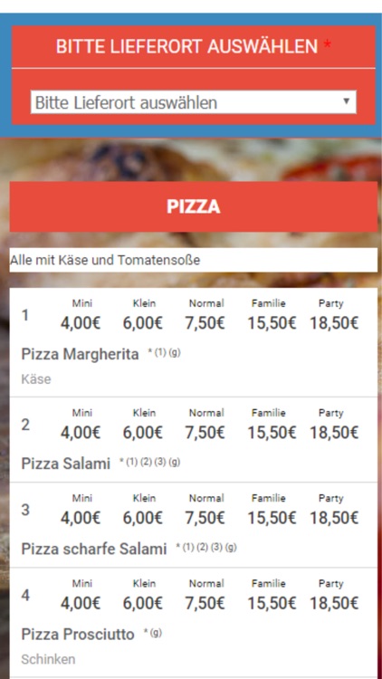 Pizzaservice Avanti