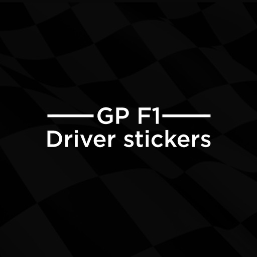 GP F1 driver stickers icon