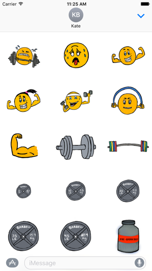 Gym Pack - Fitness & Bodybuilding Workout Stickers(圖1)-速報App