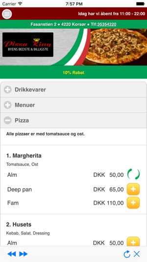 Pizza King Korsør(圖2)-速報App