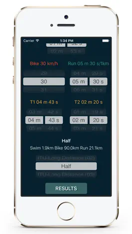 Game screenshot SBR Triathlon Calculator apk