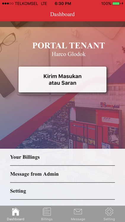 Tenant Portal Harco Glodok