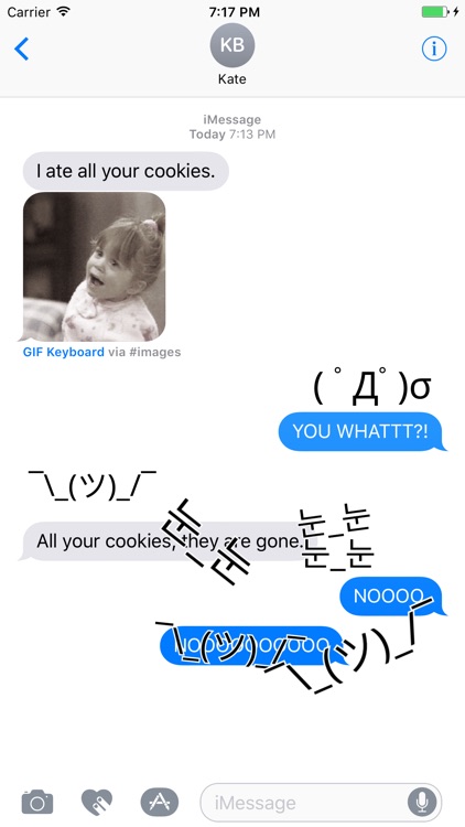 Asciiy - Ascii Emotes for iMessage