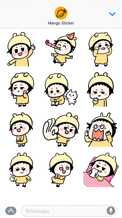 Piyo Gumi Lite - Mango Sticker