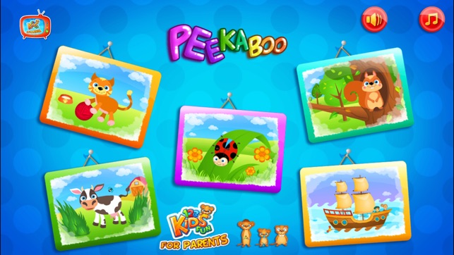 為兒童而設的英語學習遊戲 - 123 Kids Fun PEEKABOO Free(圖5)-速報App