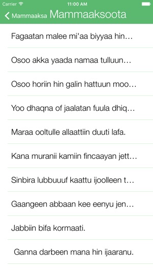 Oromo Proverbs - Mammaaksa Afaan Oromoo(圖3)-速報App