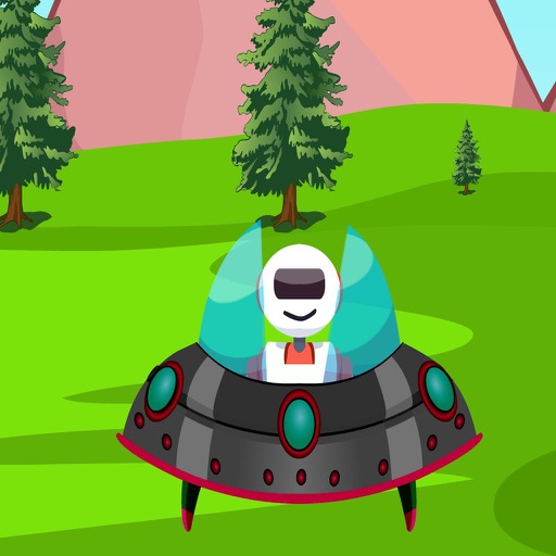 Robot Spaceship Escape Icon