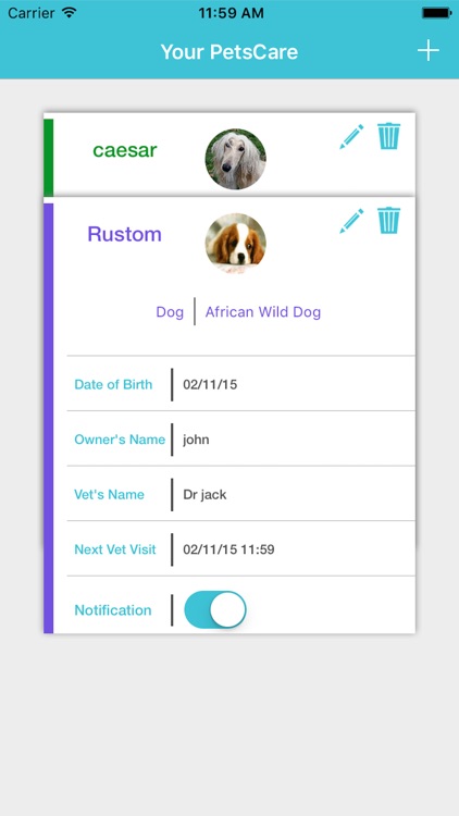 Pets Care App