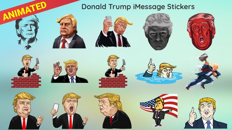 Animated Donald Trump GIF Emo