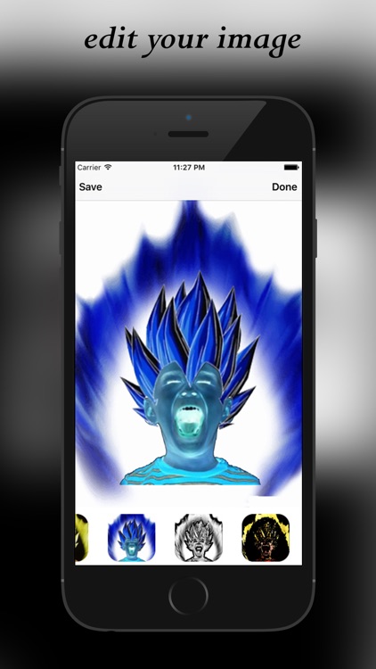 Photoeditor for Super Saiyan: Be a hero