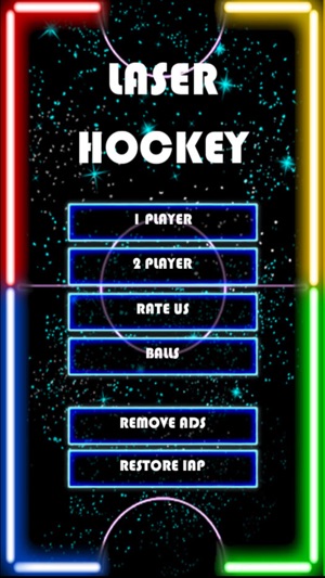 Neon Light Air Hockey : 夜光曲棍球HD 桌上冰球黄金版(圖2)-速報App