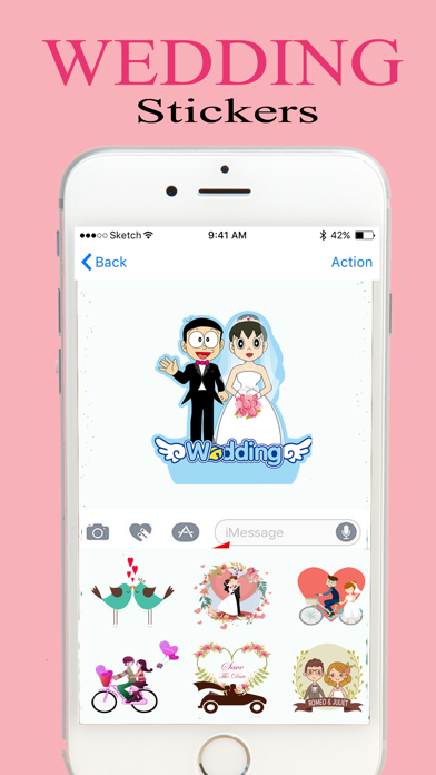 Wedding Love Stickers! screenshot 3