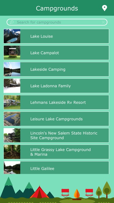 Illinois Camping Locations screenshot 2