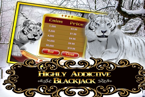 White Tiger Blackjack – Play Golden Casino Game! African Journey Of Fire Way screenshot 3