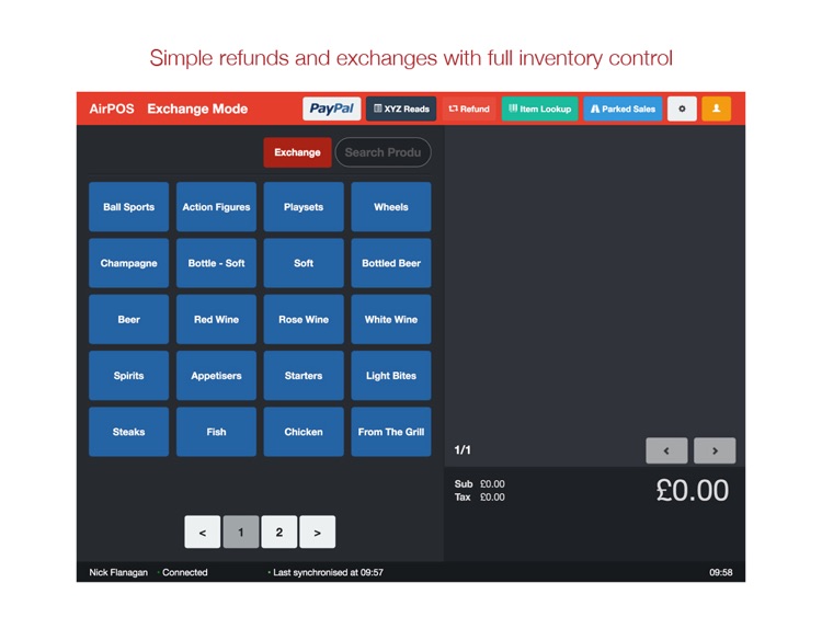 Air POS Point of Sale (ePOS)