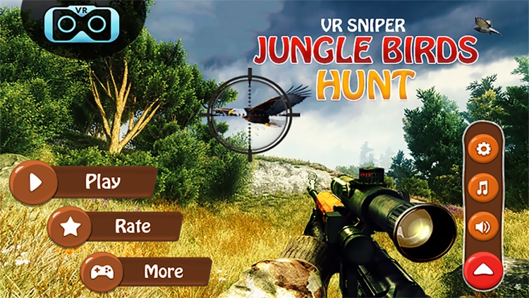 VR Sniper Jungle Birds Hunt