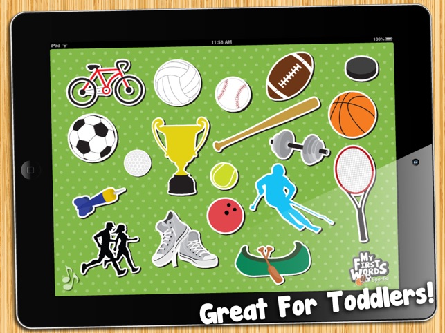 My First Words: Sports - Help Kids Learn to Talk(圖2)-速報App