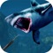 Icon Under Water Angry Shark Huntin