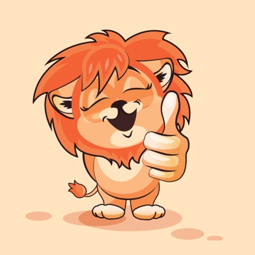 Lion Cub Sticker Pack iOS App