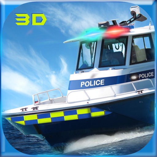 Police Boat Simulator 3D: Coast Guard Game icon