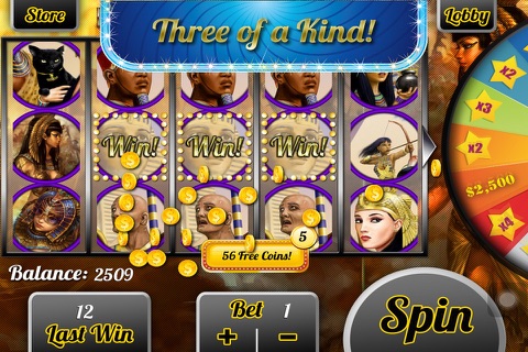 Pharaoh's Slots Casino Pro with Grand Bingo Video Poker & Blackjack Bash screenshot 3