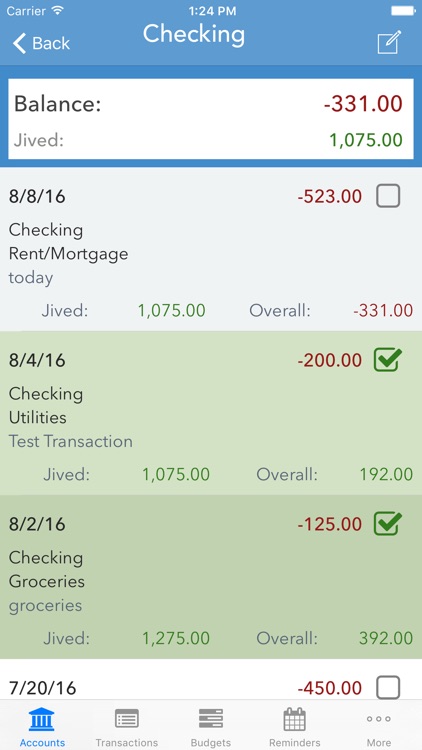 ClearCheckbook