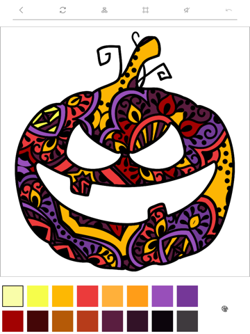 Halloween Coloring Pages Book with Scary Pictures screenshot 4