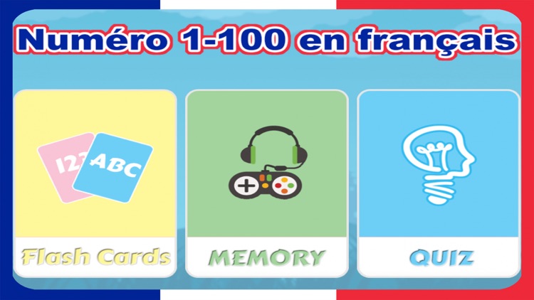 Flashcards and Games Of Number 1 - 100 French screenshot-4