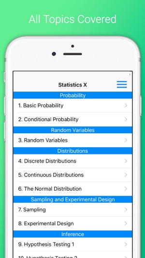 Statistics X: College and AP Stats