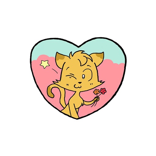 Crazy Cat Stickers icon