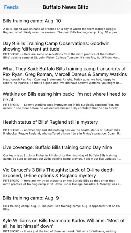 Bills News - A News Reader for Buffalo Bills Fans screenshot-3