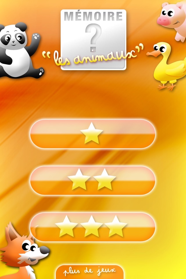 Animals' Matching for Kids - Memory Game screenshot 2