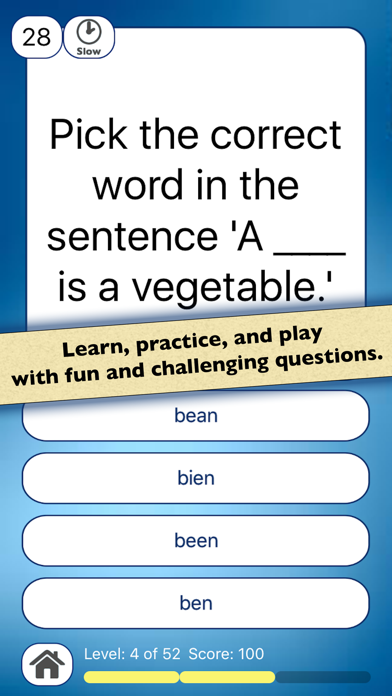 How to cancel & delete Spelling Practice: Commonly Confused Words Quiz from iphone & ipad 1