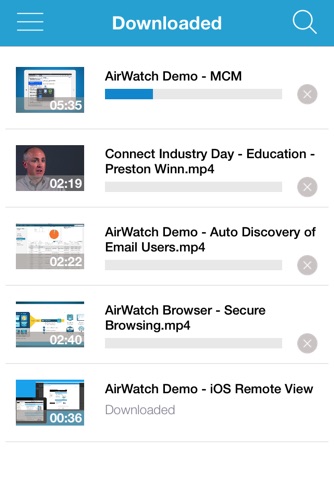 Скриншот из AirWatch Video