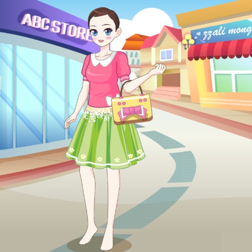 Shopping dress up-everyday love shopping icon