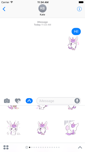 Unicorn Cute Sticker(圖4)-速報App