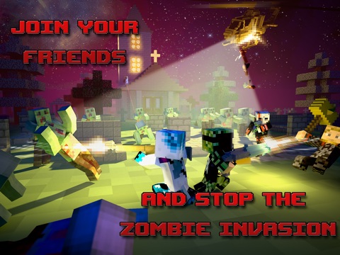 Mutant Zombies - Block Mine Mini Multiplayer screenshot 3