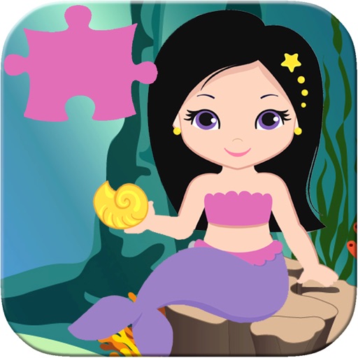 Crazy Peppa Mermaid The First Jigsaw Puzzle Game icon