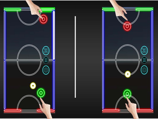 Screenshot #6 pour Real Air Glow Hockey Multiplayer